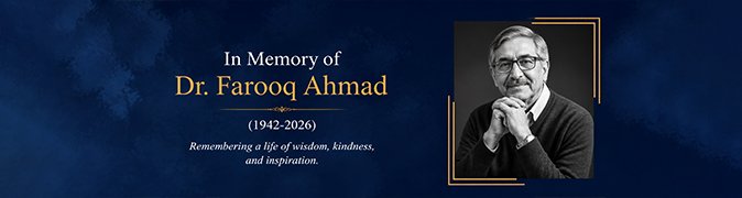 Author spotlight banner featuring Dr. Farood Ahmed
